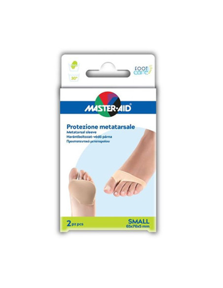 Protezione In Gel E Tessuto Master-aid Footcare Per Metatarso Small 2 Pezzi G2