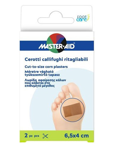 Cerotto Callifugo Master-aid Footcare Ritagliabile 64x40 Mm2 Pezzi B3