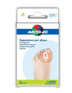 Separatore Dita In Gel Master-aid Footcare Per Alluce Large2 Pezzi D2