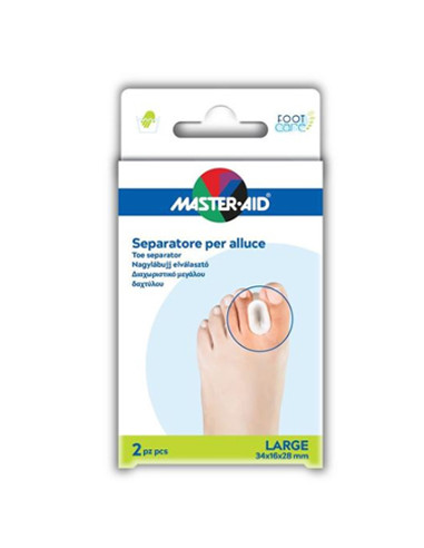 Separatore Dita In Gel Master-aid Footcare Per Alluce Large2 Pezzi D2