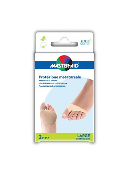 Protezione In Gel E Tessuto Master-aid Footcare Per Metatarso Large 2 Pezzi G3