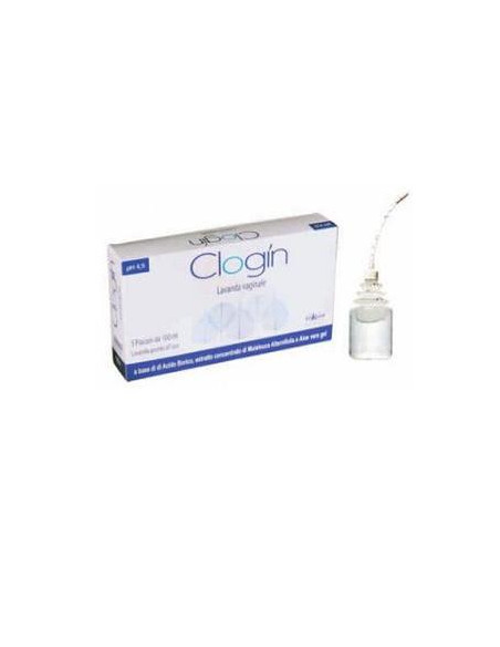 Clogin Lavanda Vaginale 5 Flaconi Da 100 Ml + 5 Cannule Vaginali Monouso