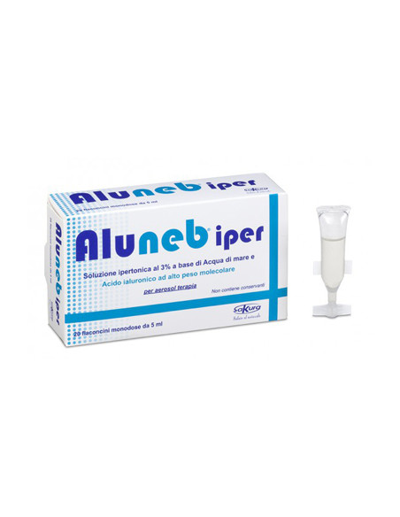 Aluneb Soluzione Ipertonica 20 Flaconcini Monodose Da 5 Ml