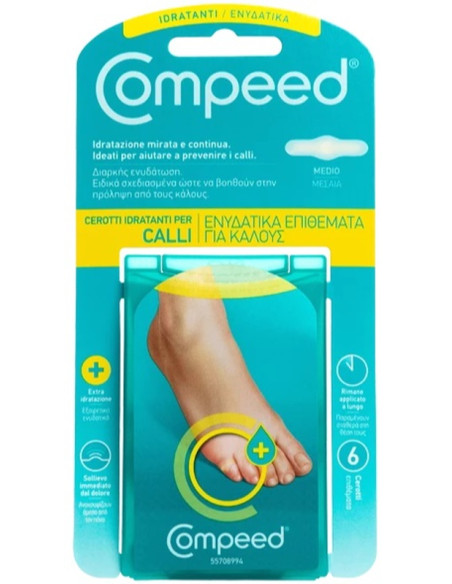 Compeed Cerotti Per Calli Idratanti 6 Pezzi