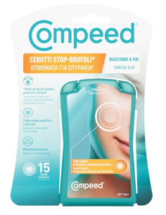 Compeed Cerotti Stop Brufoli Nascondi & Vai 15 Pezzi