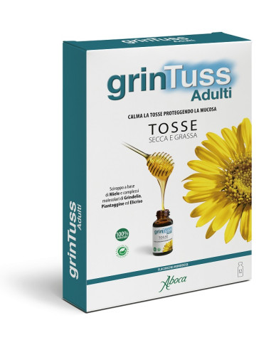 Grintuss Adulti Sciroppo 12 Flaconcini Monodose