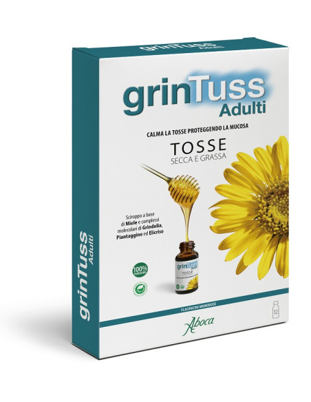Grintuss Adulti Sciroppo 12 Flaconcini Monodose
