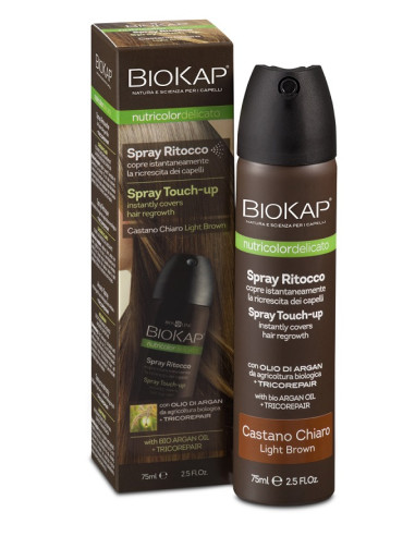 Bios Line Biokap Nutricdel Spray Ritocco Castano Chiaro 75 Ml