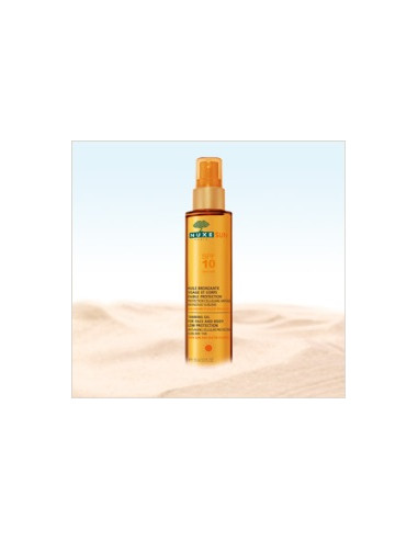 Nuxe Sun Olio Solare Viso E Corpo Spf10 150 Ml