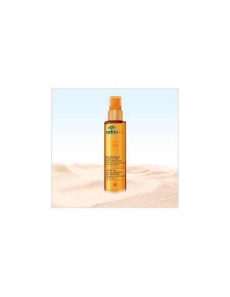 Nuxe Sun Olio Solare Viso E Corpo Spf10 150 Ml