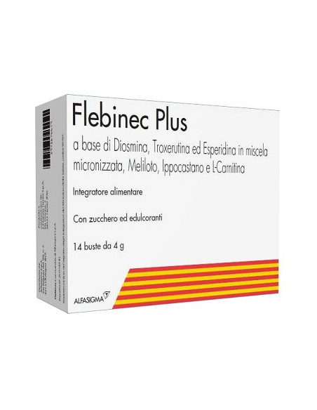 Flebinec Plus 14 Bustine 4 G