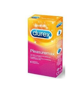 Profilattico Durex Pleasuremax Easyon 6 Pezzi