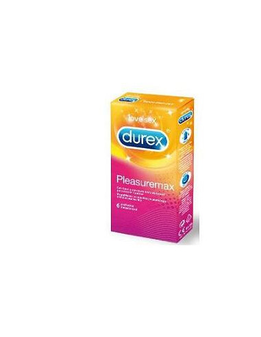 Profilattico Durex Pleasuremax Easyon 6 Pezzi