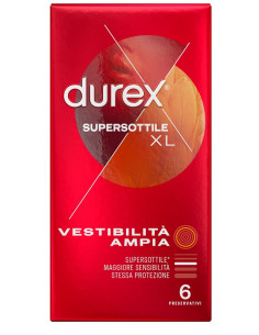 Profilattico Durex Supersottile Xl 6 Pezzi