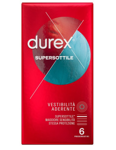 Profilattico Durex Supersottile Close Fit 6 Pezzi