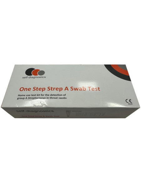 Test Autodiagnostico One Step Strep A Rilevazione Qualitativa Antigeni Streptococco A In Tampone Faringeo