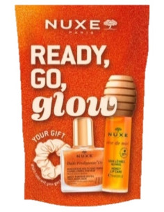 Nuxe Glow On The Go 1 Reve De Miel Gloss Soin Levres Au Miel10 Ml + 1 Huile Prodigieuse Or 10 Ml