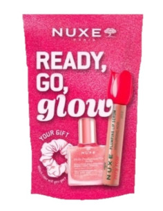 Nuxe Glow On The Go Pink 1 Very Rose Plumping Lip Serum + 1huile Prodigieuse Or Florale 10 Ml