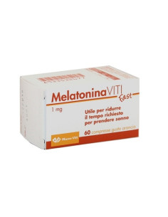Melatonina Viti Fast 1mg 60 Compresse Gusto Arancia