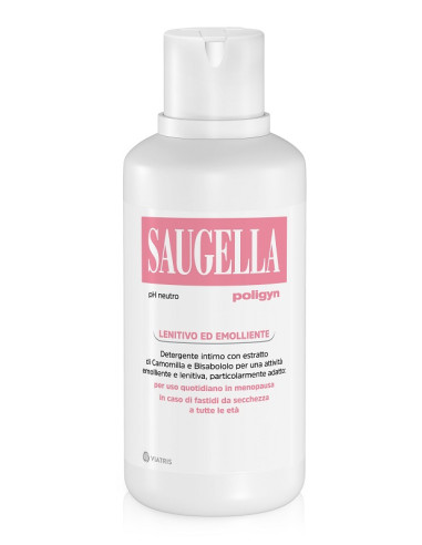 Saugella Poligyn Ph Neutro Detergente Intimo Lenitivo Ed Emolliente 500 Ml