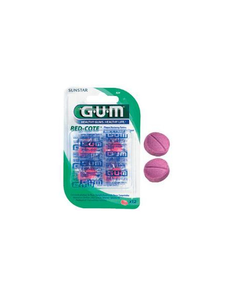 Gum Red-cote Riv Placca 12 Pastiglie