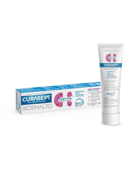 Curasept Biosmalto Baby Kid Senza Fluoro 50 Ml