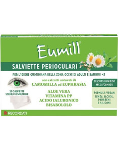 Eumill Salviette Perioculari 20 Pezzi