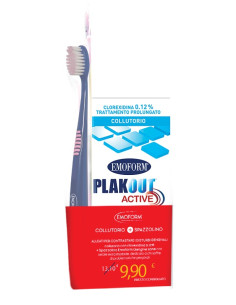 Emoform Plak Out Active Collutorio 0,12% Clorexidina 200 Ml+ Emoform Gengive Sane Spazzolino