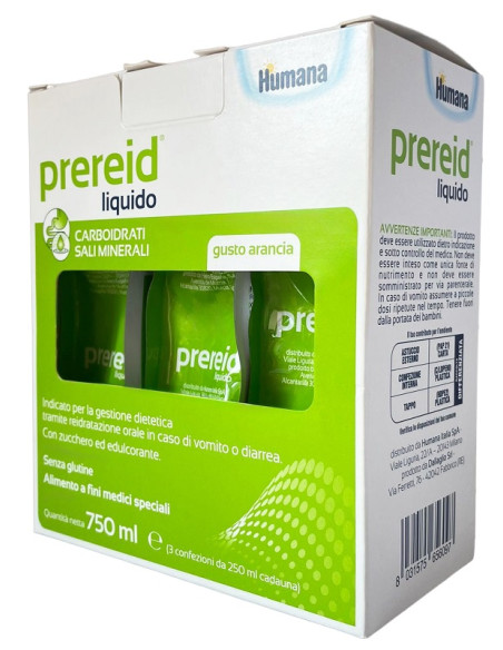 Prereid Liquido 3 Pezzi Da 250 Ml Humana