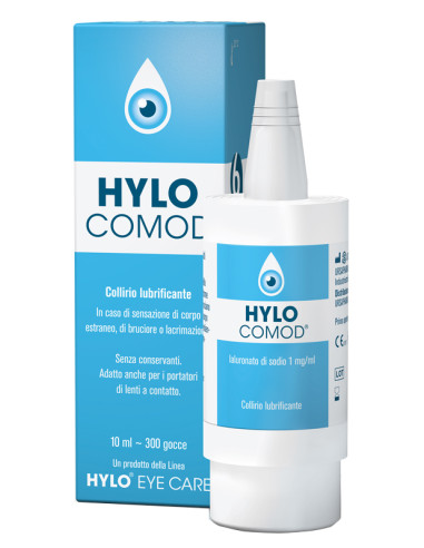 Hylo-comod Gocce Oculari Ialuronato Di Sodio 0,1% Flaconcino 10 Ml