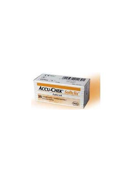 Lancette Pungidito Accu-chek Softclix 25 Pezzi