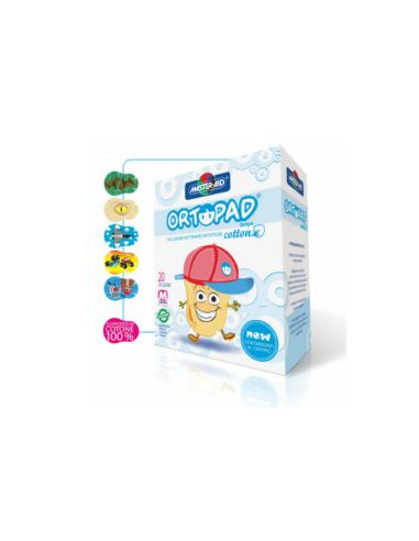 Cerotto Oculare Per Ortottica Ortopad Boys M 5,4x7,6 20 Pezzi