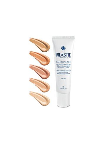 Rilastil Camouflage Fondotinta Correttivo Fluido Elevata Coprenza 50 30 Ml