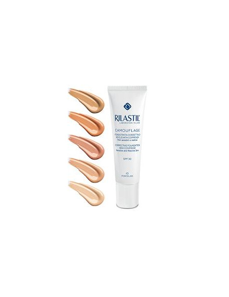 Rilastil Camouflage Fondotinta Correttivo Fluido Elevata Coprenza 50 30 Ml