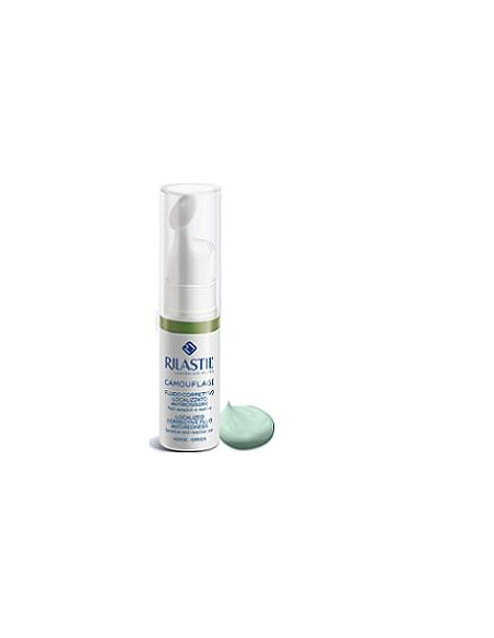 Rilastil Camouflage Fluido Correttivo Localizzato Antirossore Verde 5 Ml