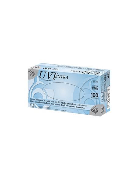 Guanto In Cloruro Di Polivinile Superficie Liscia Privo Di Talco 100 Pezzi Articolo Uvipw 8