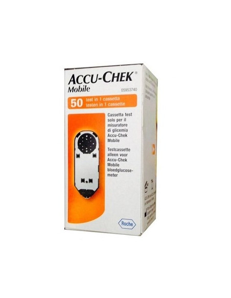 Strisce Misurazione Glicemia Accu-chek Mobile 50 Test Mic 2