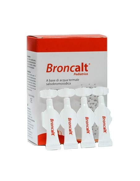 Broncalt Strip Pediatrico Soluzione Irrigazione Nasale 20 Flaconcini Da 2 Ml