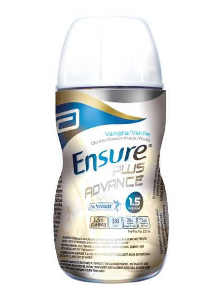 Ensure Plus Advance Vaniglia 4 Bottiglie Da 220 Ml