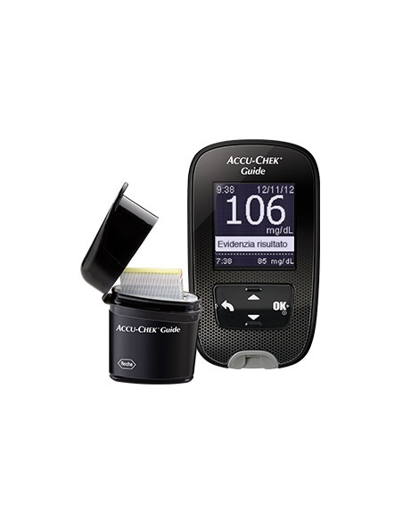Kit Glucometro Accu-chek Guide Mg/dl + Pungidito Fastclix