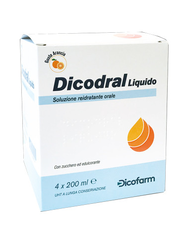Dicodral Liquido Soluzione Reidratante Orale 4 X 200 Ml