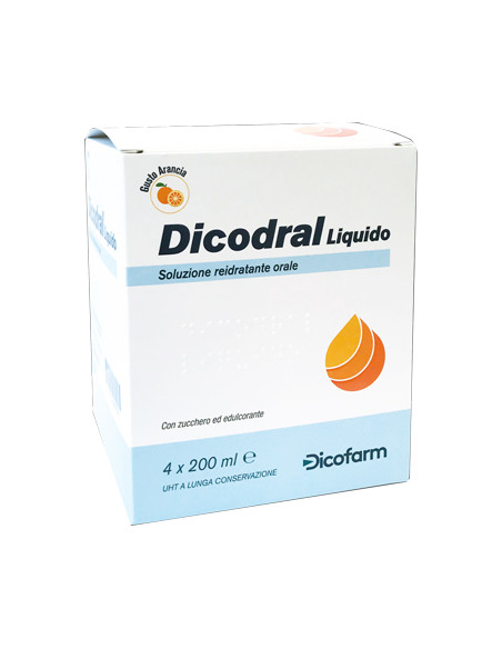 Dicodral Liquido Soluzione Reidratante Orale 4 X 200 Ml