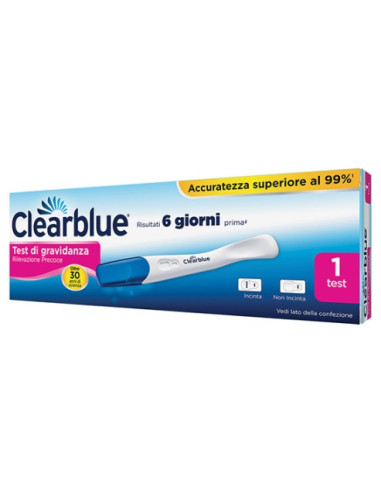 Test Di Gravidanza Clearblue Rilevazione Precoce 1 Pezzo