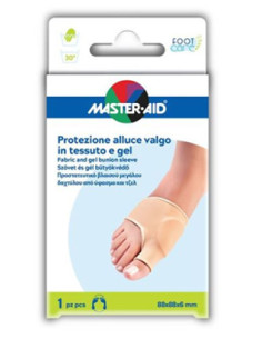 Protezione In Gel E Tessuto Master-aid Footcare Per Alluce Valgo 1 Pezzo D5