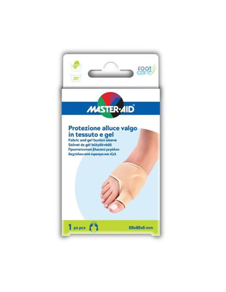 Protezione In Gel E Tessuto Master-aid Footcare Per Alluce Valgo 1 Pezzo D5