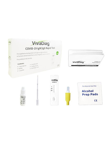 Test Sierologico Rapido Covid-19 Vivadiag Determinazione Qualitativa Anticorpi Igg/igm Anti Sars-cov-2 Nel Sangue/siero/plasma M