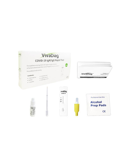 Test Sierologico Rapido Covid-19 Vivadiag Determinazione Qualitativa Anticorpi Igg/igm Anti Sars-cov-2 Nel Sangue/siero/plasma M
