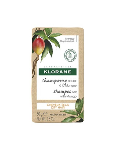 Klorane Shampoo Solido Mango 80 G
