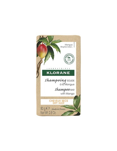 Klorane Shampoo Solido Mango 80 G