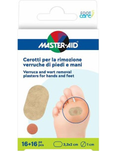 Cerotto Verruche Master-aid Footcare Piedi/mani 16 Pezzi E4